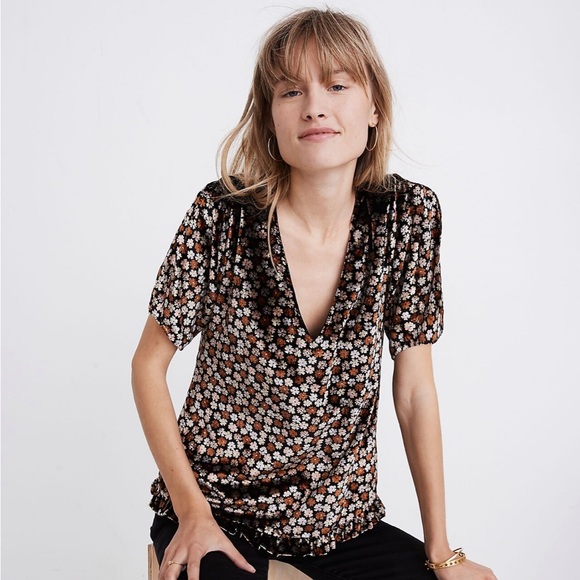 Madewell Tops - Madewell Velvet Top, size small